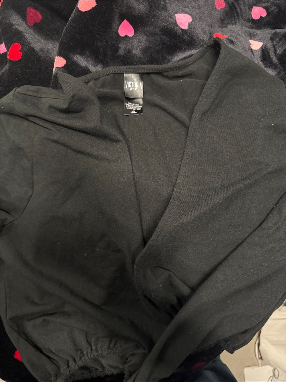 Victoria's Secret Black Crop Top